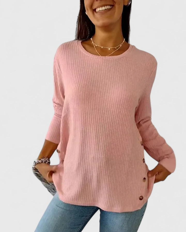 Annie | Elegant Crew Top