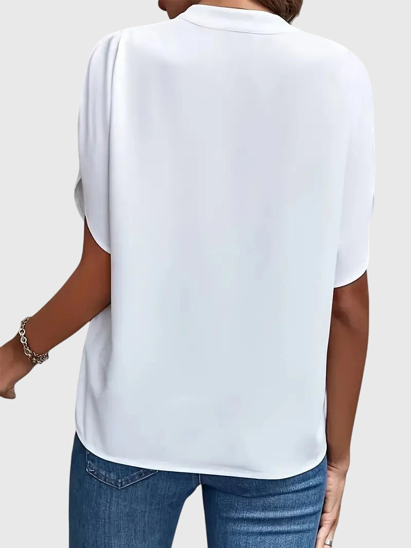 Annie | Soft and Elegant V-Neck Shirt