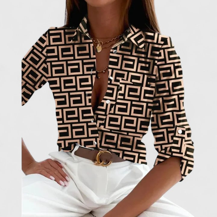 Annie | Elegant Long Sleeve Blouse