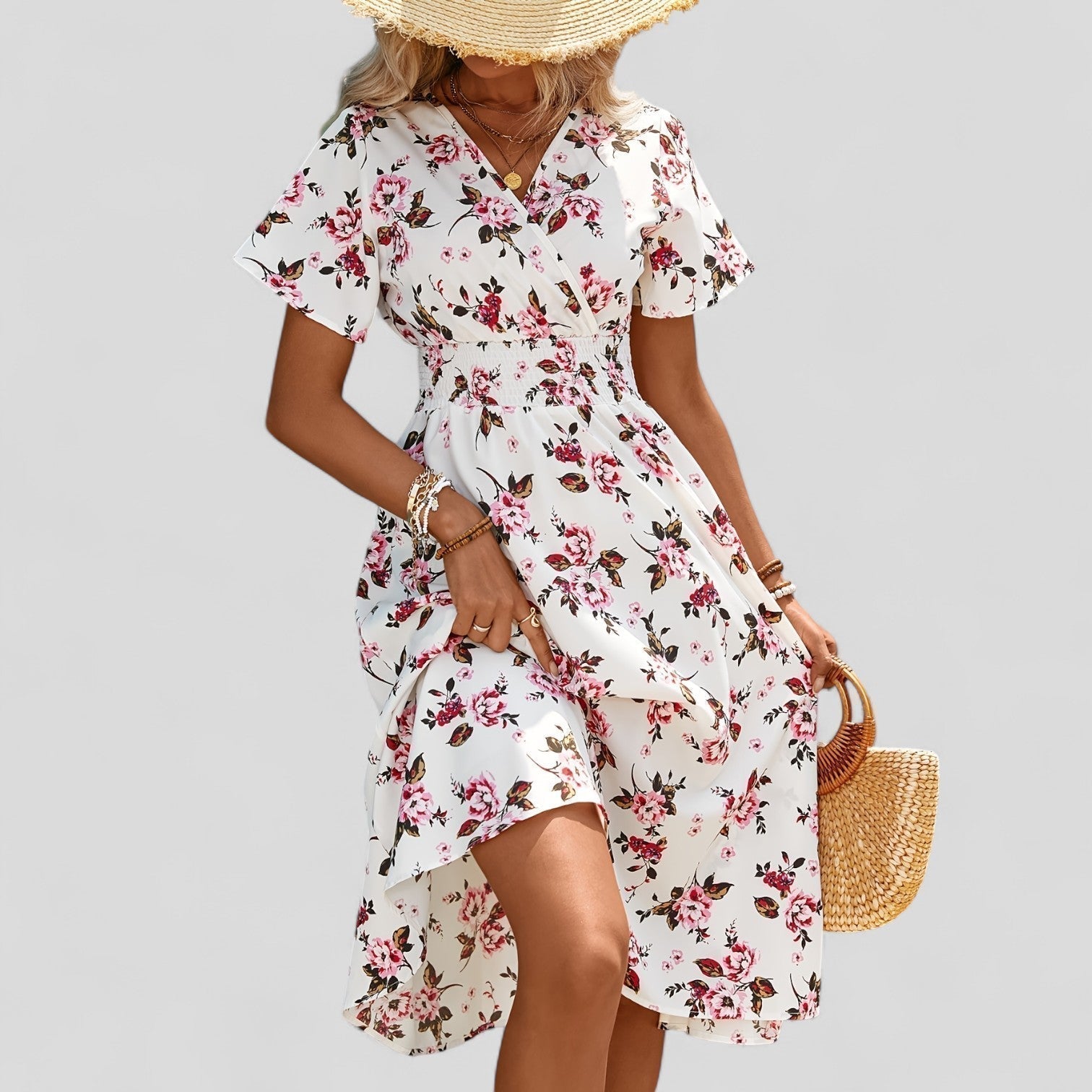 Annie | Comfortable Summer Midi Dress.