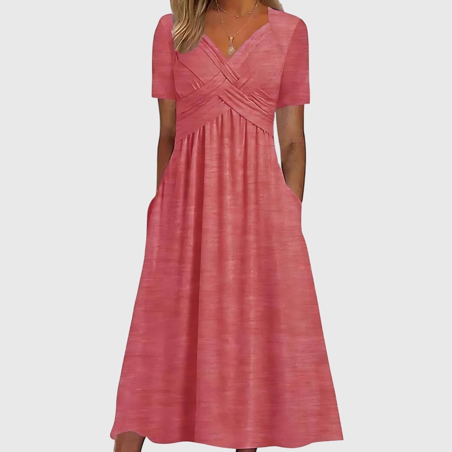 Annie | Midi Dress with Tummy Control.
